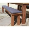 2.4m Reclaimed Teak Outdoor Open Slatted Backless Bench - 2