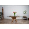 1.5m x 1.2m Reclaimed Teak Root Rectangular Dining Table - 2