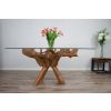 1.5m x 1.2m Reclaimed Teak Root Rectangular Dining Table - 1