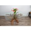 1.5m x 1.2m Reclaimed Teak Root Rectangular Dining Table - 0