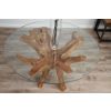 1.2m Reclaimed Teak Root Circular Dining Table - 0