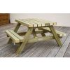 Swedish Redwood Children's Picnic Bench - 1