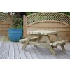 Swedish Redwood Children's Picnic Bench - 3