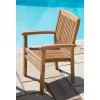 Marley Teak Garden Armchair and Coffee Table Set - 7