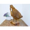 Reclaimed Teak Root Sculpture - Fish - 1