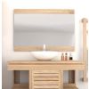 Oasis Contemporary Teak Mirror - 0