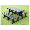 Recycled Plastic Walk-through Picnic Bench - 0