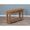 140cm Reclaimed Teak Hall Table - 3