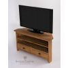 Reclaimed Teak Natural Corner TV Cabinet  - 4