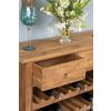 Reclaimed Teak Rustic Wine Rack - 6