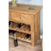 Reclaimed Teak Rustic Wine Rack - 5