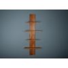 Teak Bathroom Column Shelves - 3