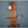 Teak Bathroom Column Shelves - 2