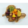 Reclaimed Teak Leaf Fruit/Display Bowl - 4